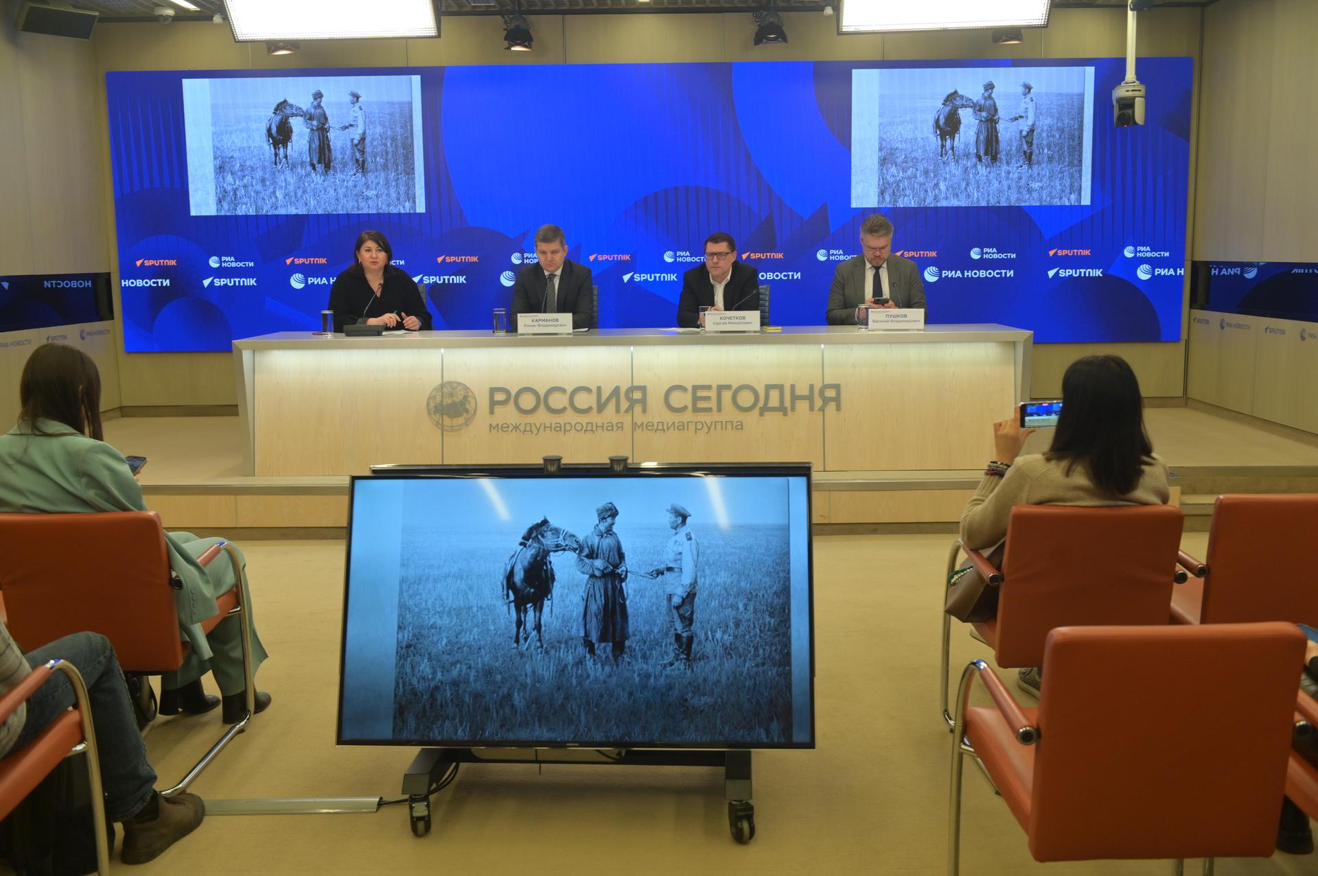 Проект «Освобождение. Мир народам» презентовали сегодня в РИА Новости